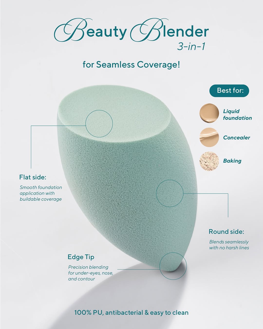 Wardah Halal Tools: Brush & Beauty Blender
