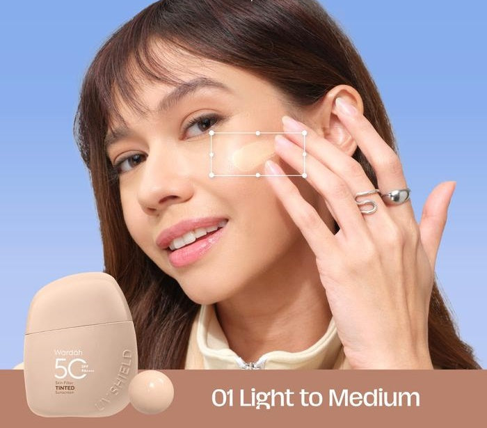Wardah UV Shield Skin Filter Tinted Sunscreen SPF 50 PA++++