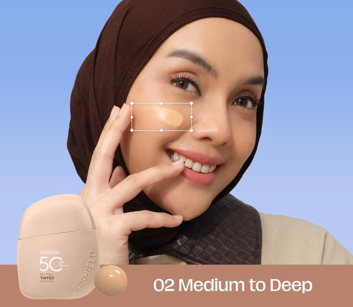 Wardah UV Shield Skin Filter Tinted Sunscreen SPF 50 PA++++