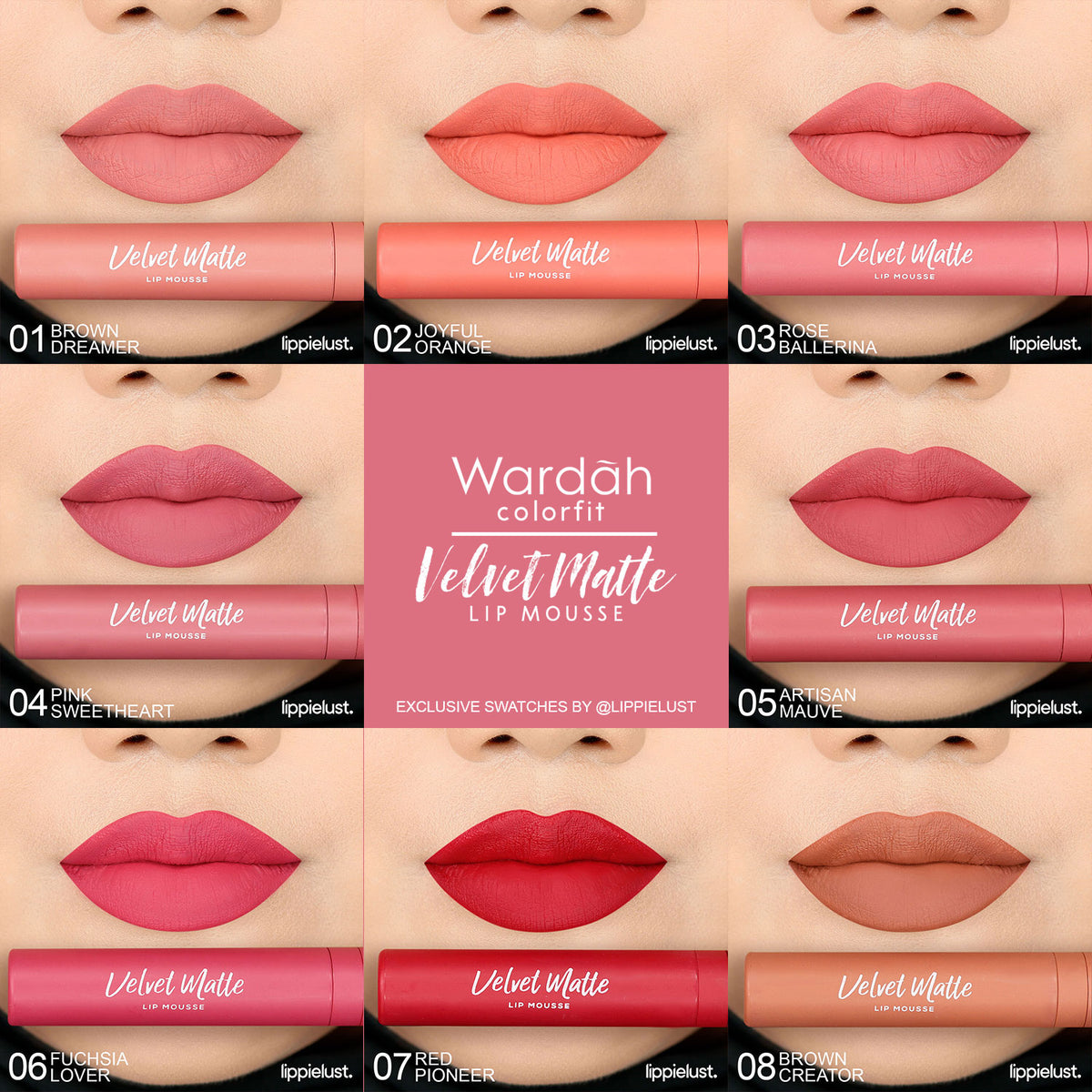 Wardah Colorfit Velvet Matte Lip Mousse