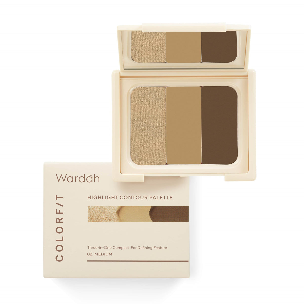 Wardah Colorfit Highlight & Contour Palette