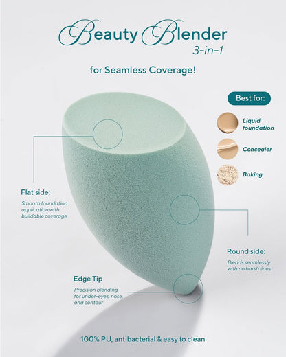 Wardah Halal Tools: Brush & Beauty Blender