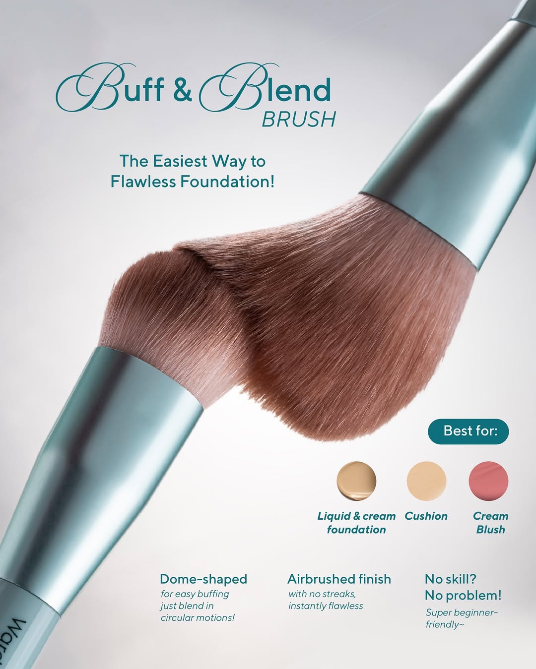 Wardah Halal Tools: Brush & Beauty Blender
