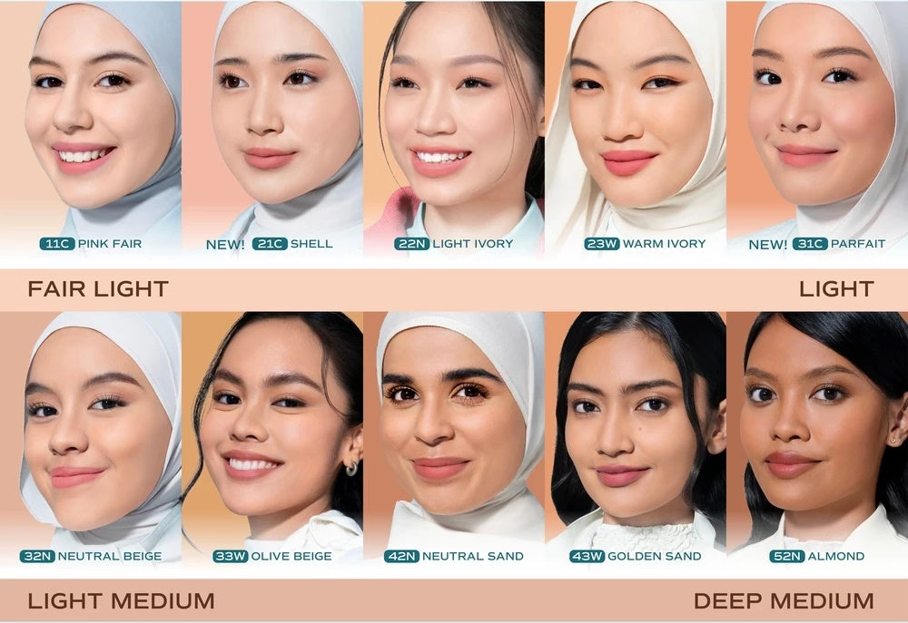 Wardah Colorfit Velvet Powder Foundation